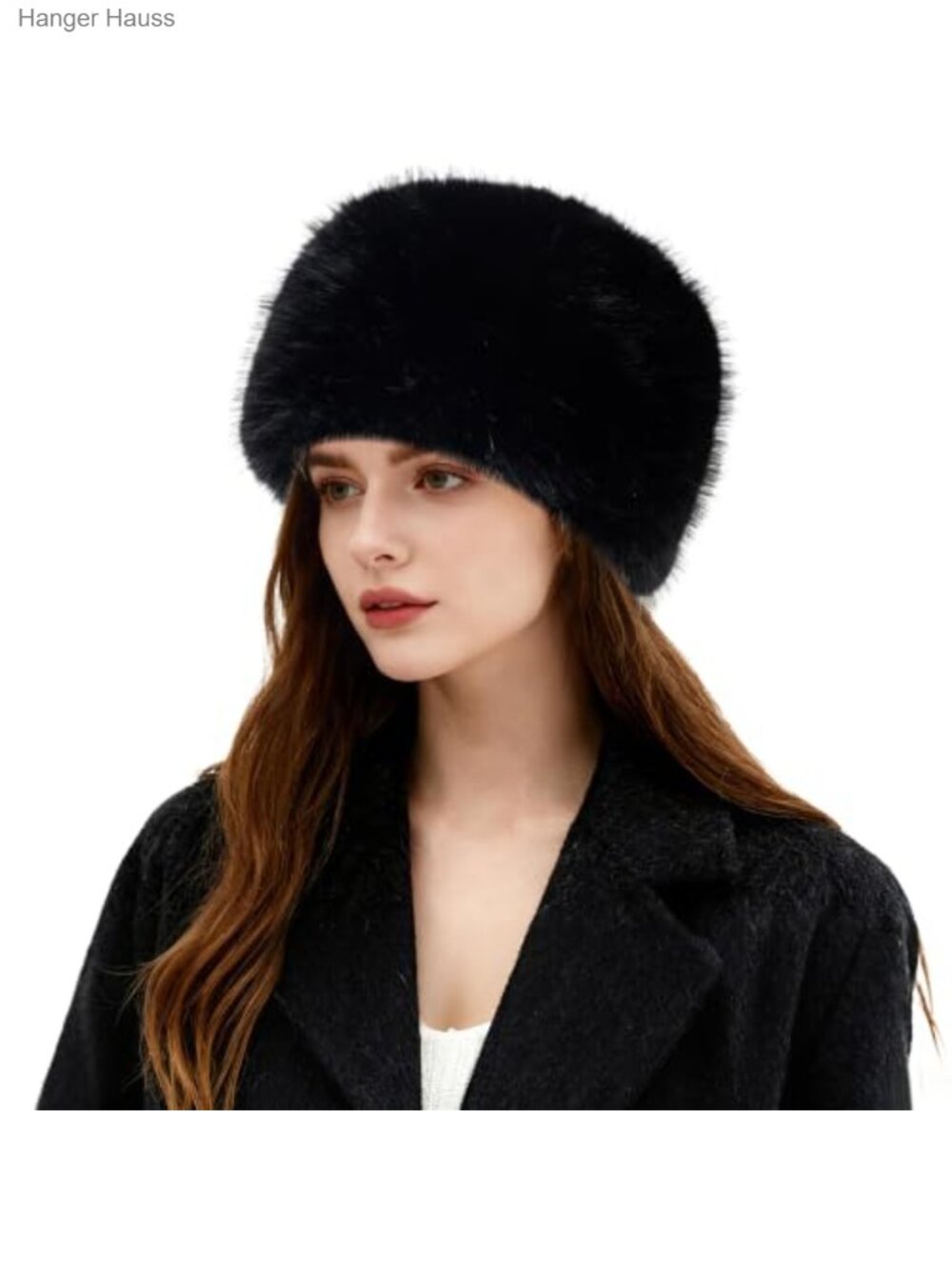 Faux Fur Bucket Hat Plush Fluffy Ear Warmer Winter Hat